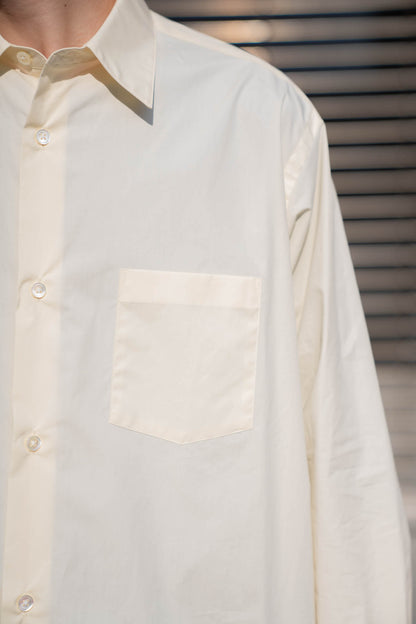 SUVIN COTTON OVERSIZED REGULAR COLLAR SHIRT(ST.1491)