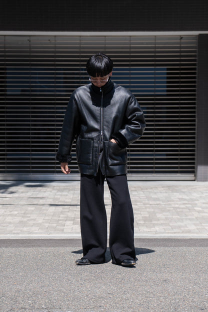 CUT-OFF MOUTON JACKET(ST.1222)