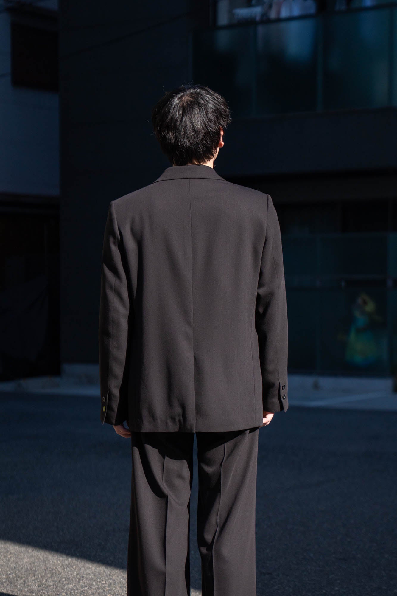 MODIFIED SHAWL COLLAR JACKET