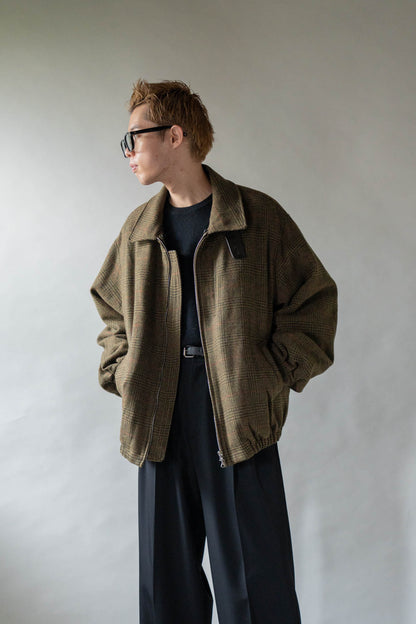 DETATCHABLE COLLAR BRITISH TWEED JACKET(ST.1577)