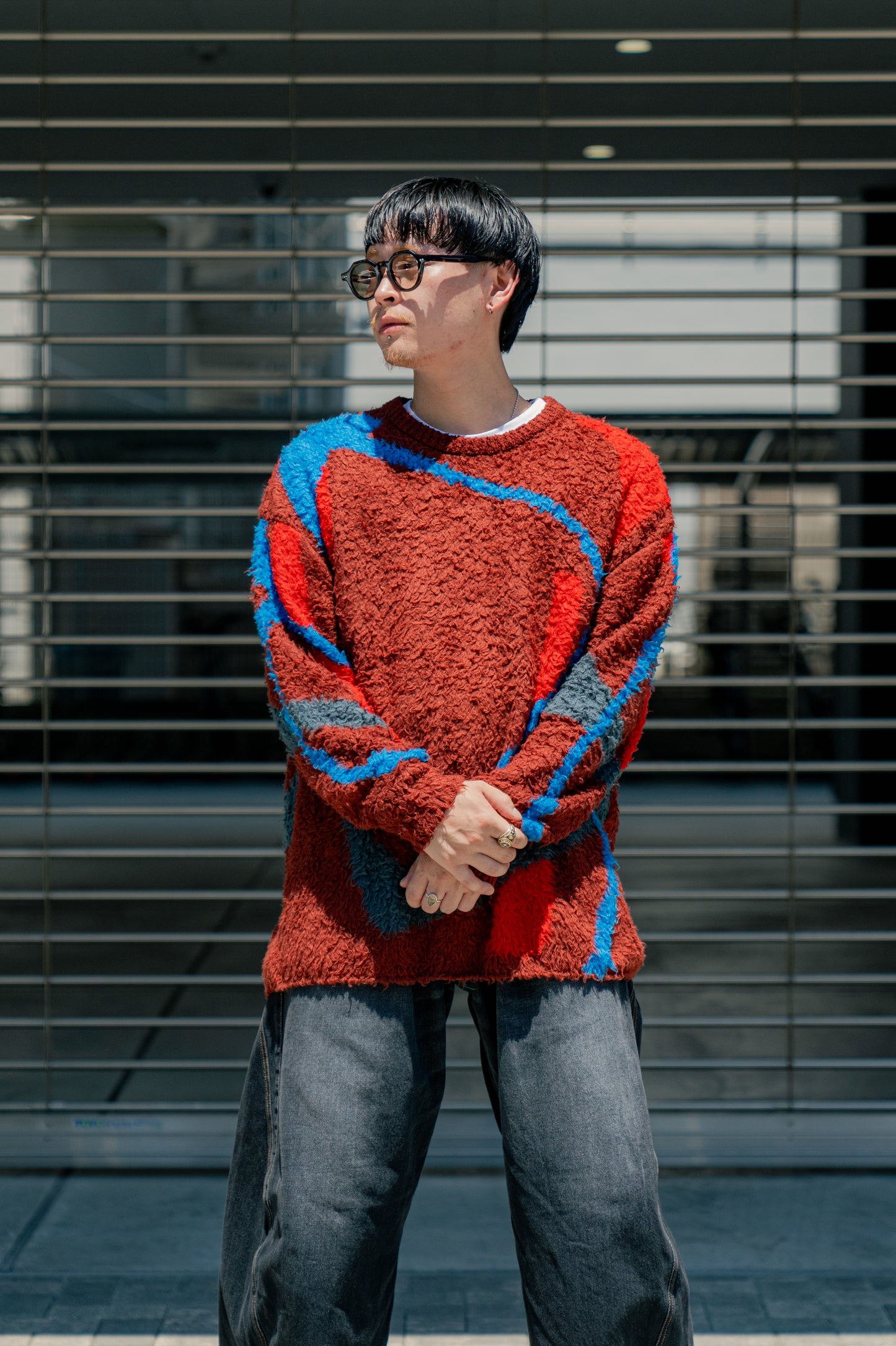 Jacquard-design knit