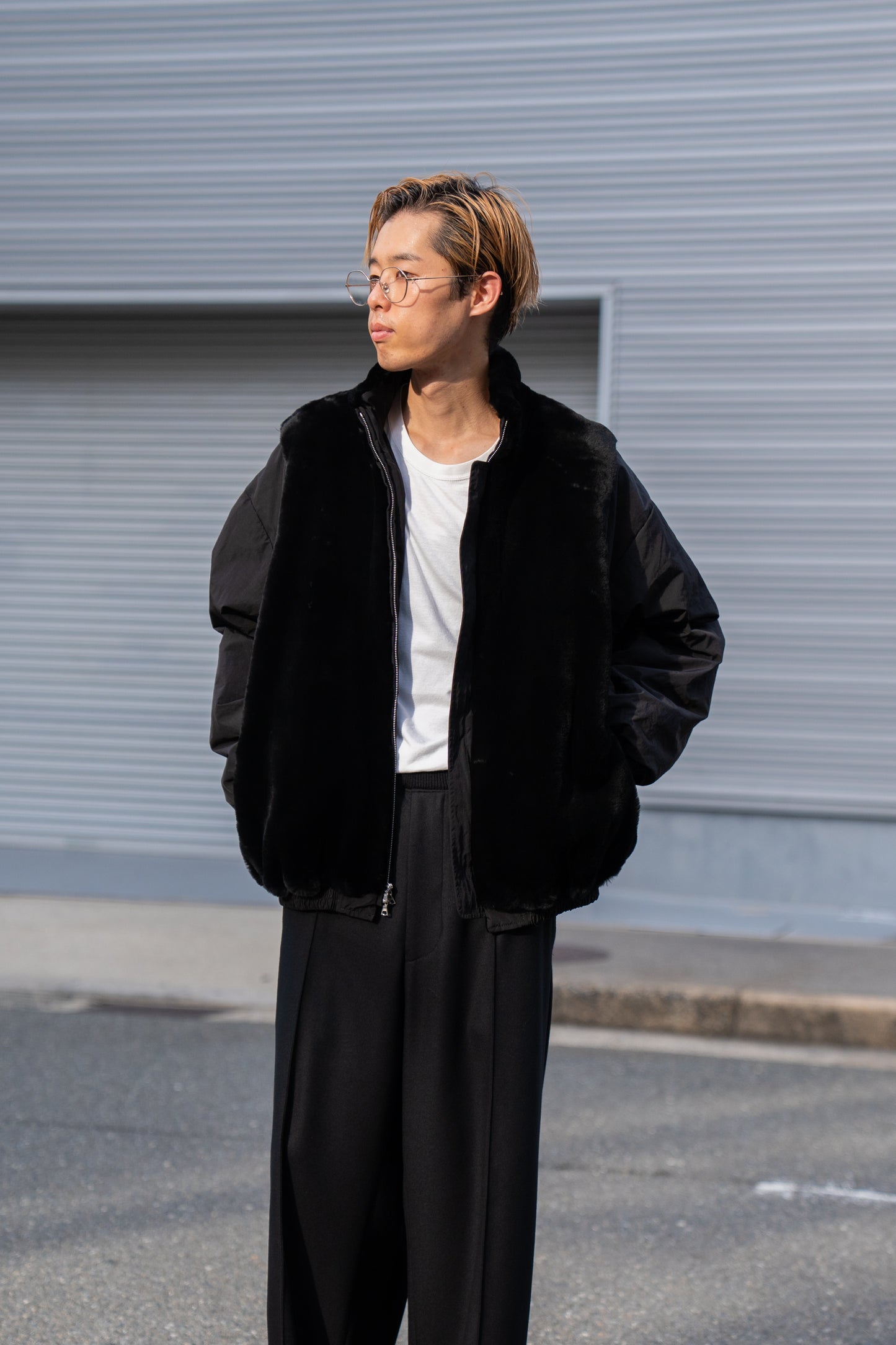 MOUTON INNER REVERSIBLE PADDED JACKET(ST.1223)