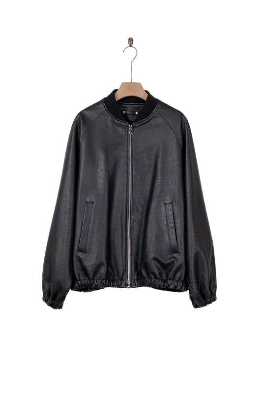 SHRUNK LEATHER ZIP SHORT JACKET (ST.1062)