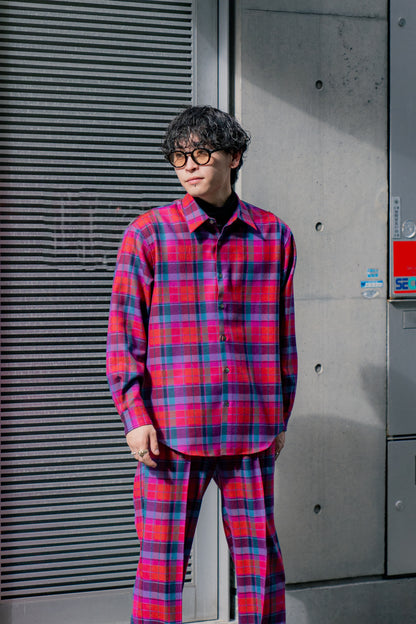 Wool Check Shirt