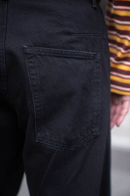 3D TWISTED WIDE LEG JEANS