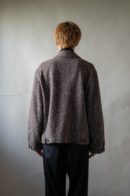 LOOP TWEED SEAM POCKET BLOUSON