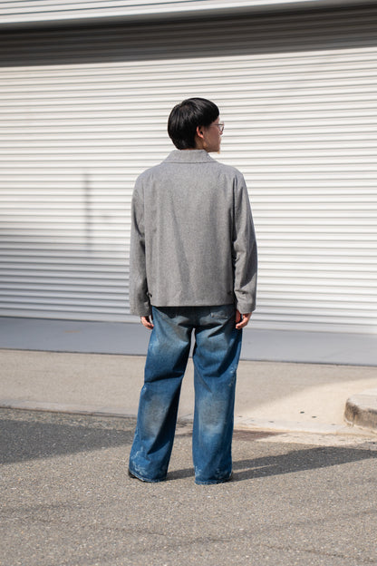 W/CA BEAVER ZIP SHORT JACKET(ST.1228)