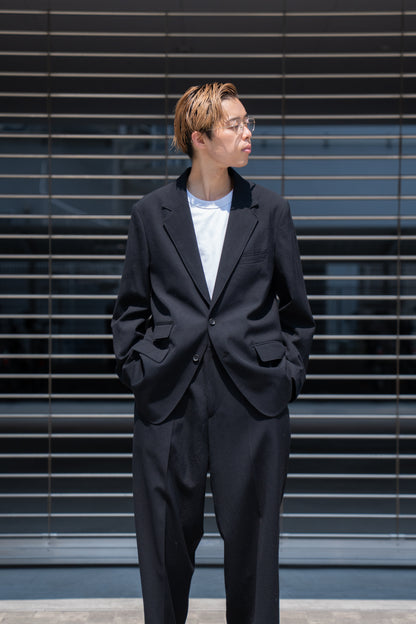 Wool Gabardine 2B Jacket