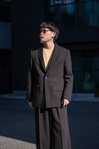 MODIFIED SHAWL COLLAR JACKET