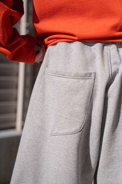 Pleated Balloon Sweat Shorts