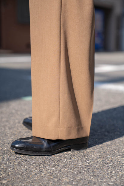 TWO TUCKS WIDE TROUSERS