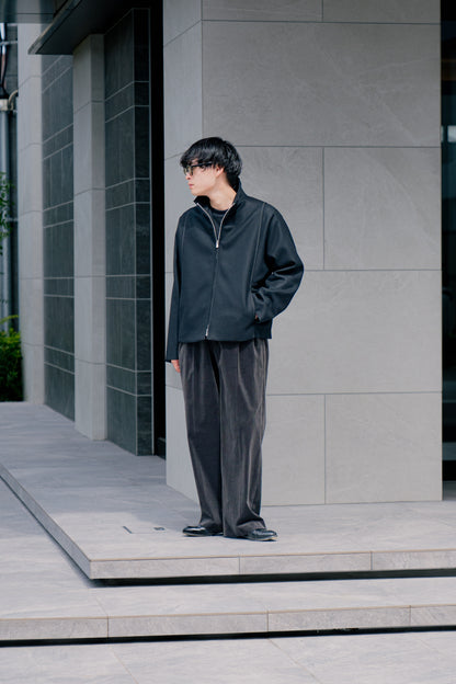 MODIFIED SLEEVE ZIP BLOUSON