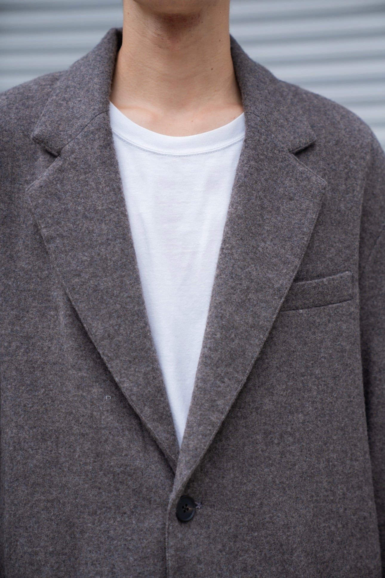 ssstein（シュタイン） 25AW - WOOL/CASHMERE FLEECE SINGLE BREASTED