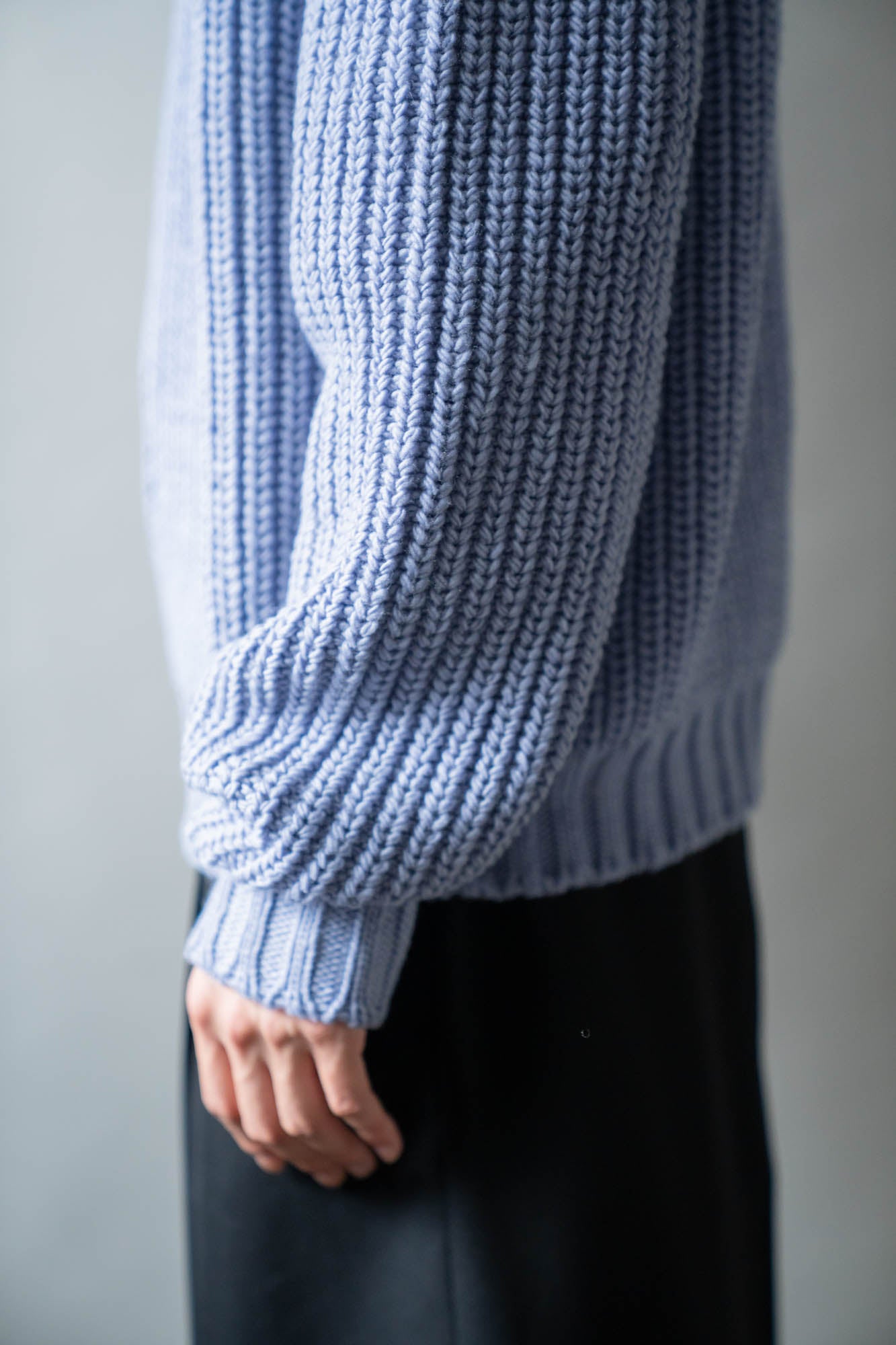 Belt. Slit Knit in Merinos d`Arles