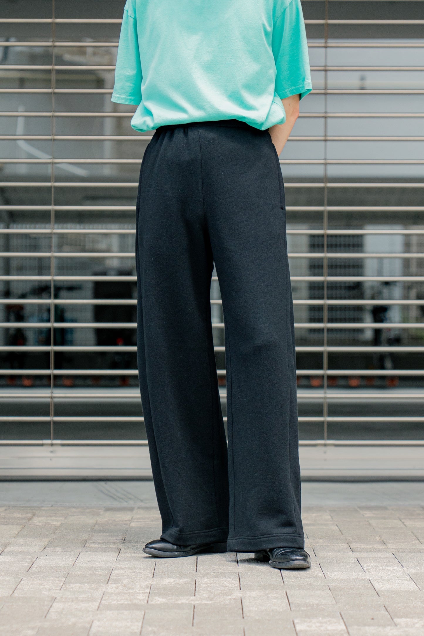 YAK/COTTON SWEAT EASY TROUSERS(ST.1288)