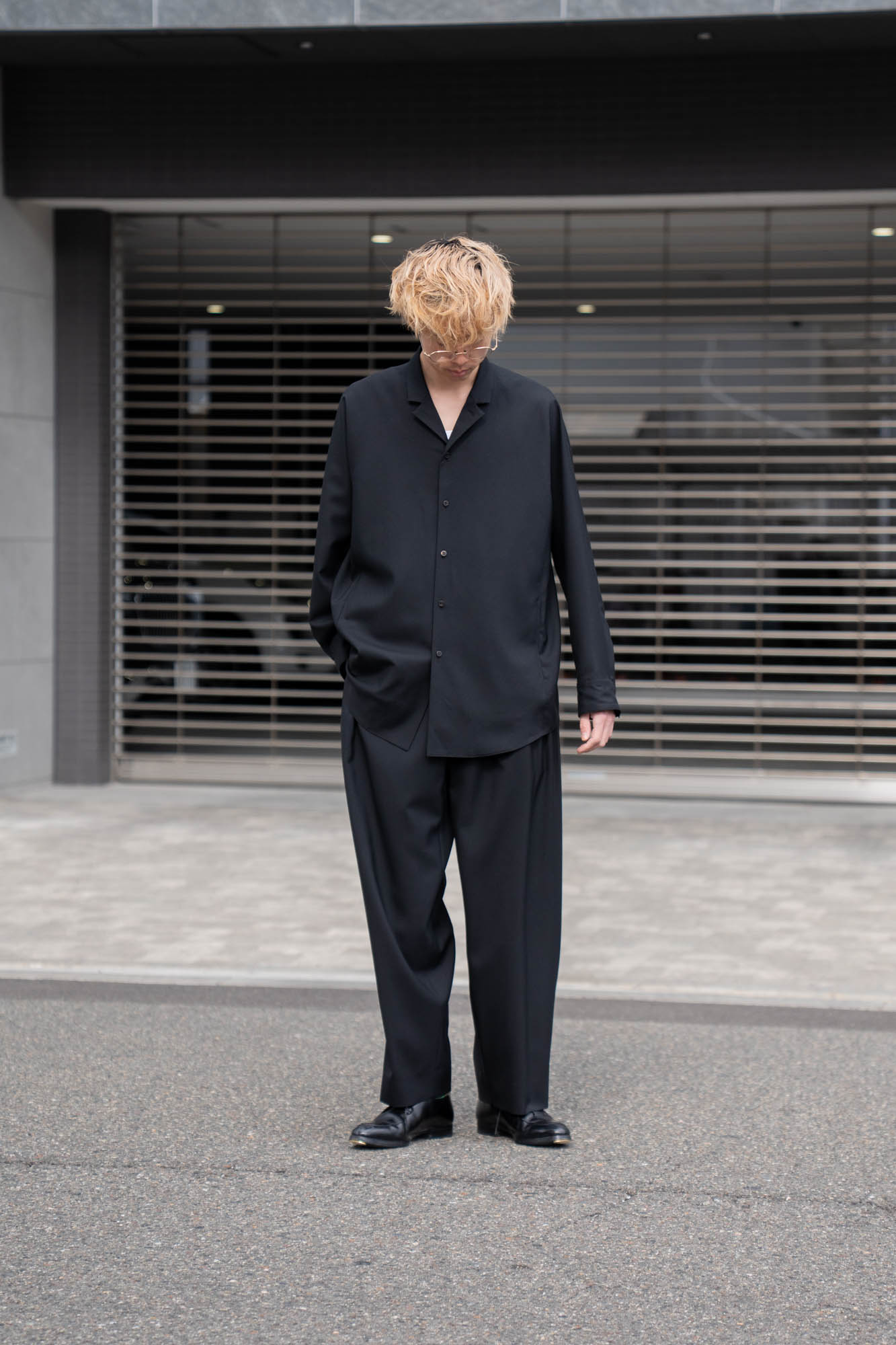 5 Tuck Trouser in Wool Tropical