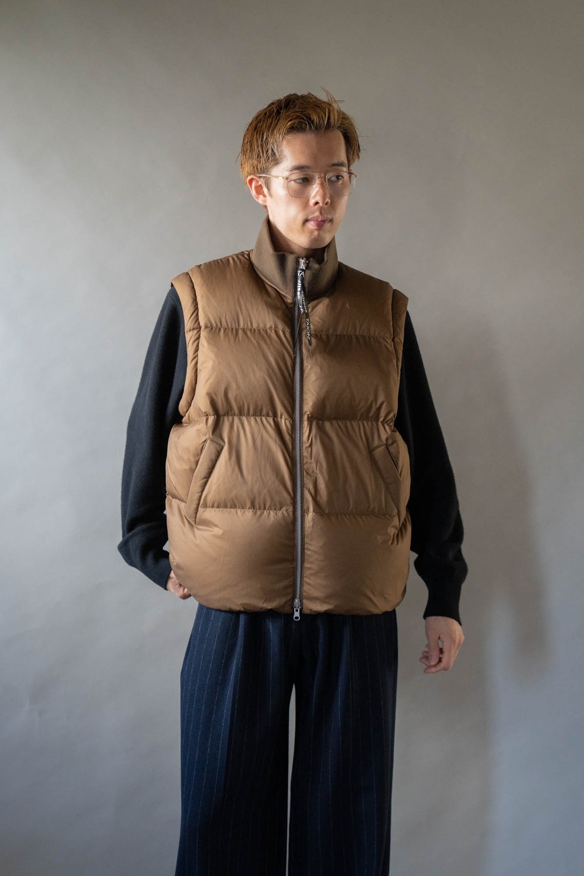 08sircus × TAION Down detachable bomber reversible