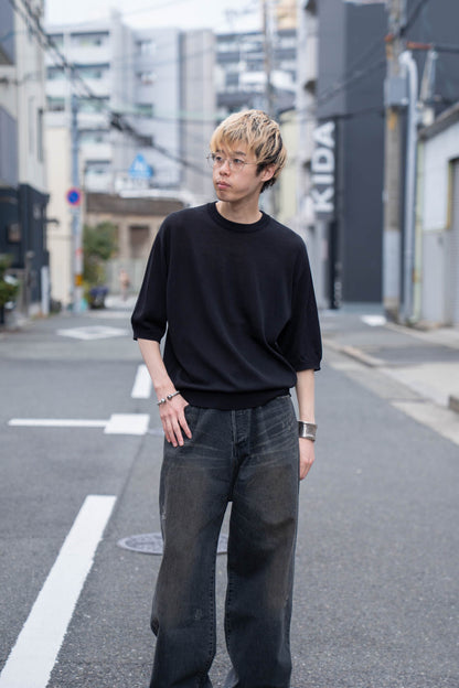Wide knit T-Shirt