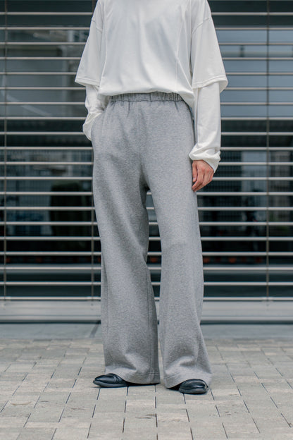 YAK/COTTON SWEAT EASY TROUSERS(ST.1288)