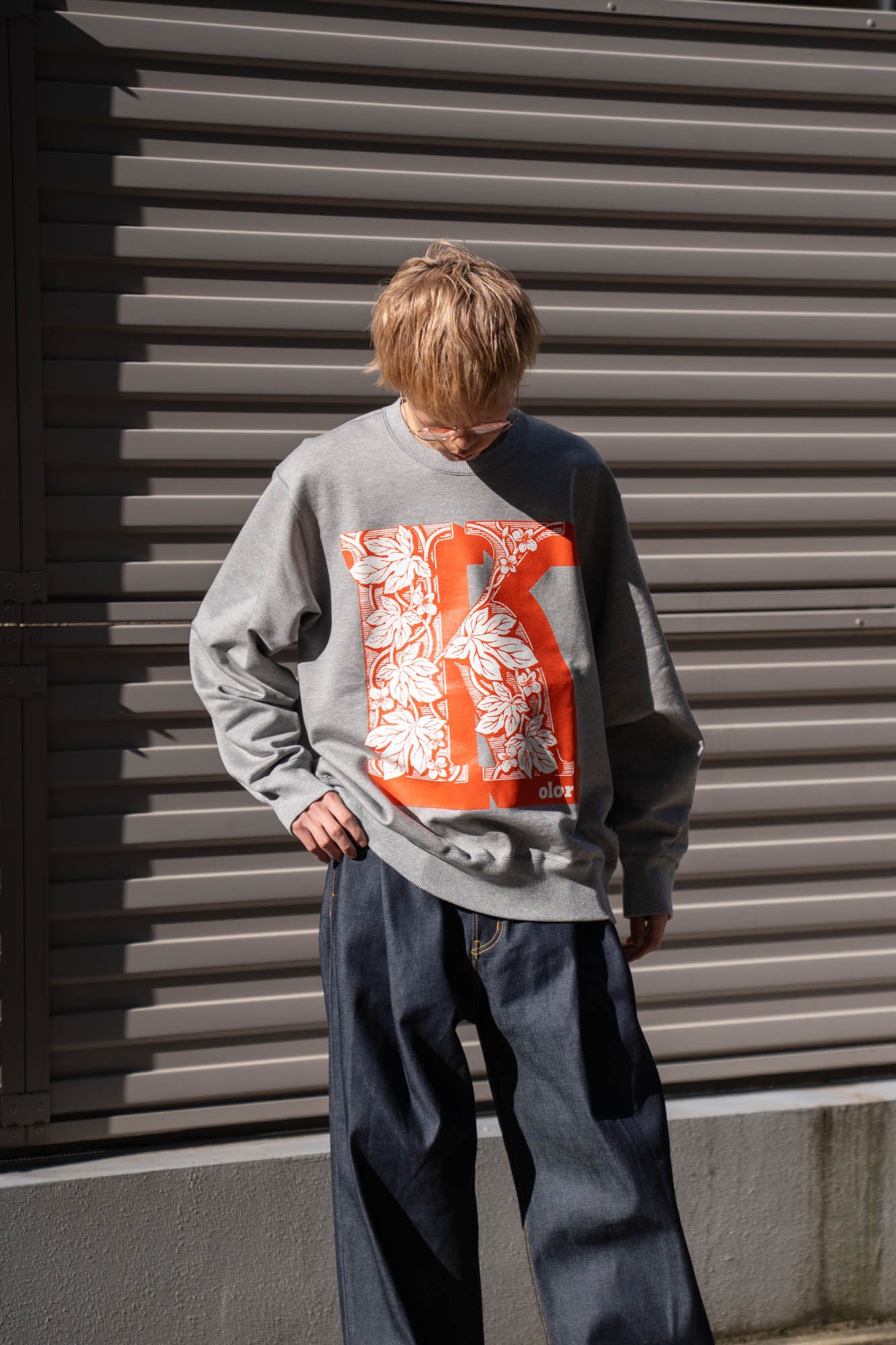 タ*オ様 kolor グレー スウェット トレーナー kolor - kolor カラー スウェット グレー サイズ:2 | 22SS カラー