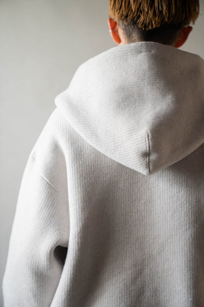 WOOL SWEAT ZIP HOODIE