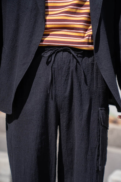 Silk/Cotton Nep Side Seamless 4P Pants