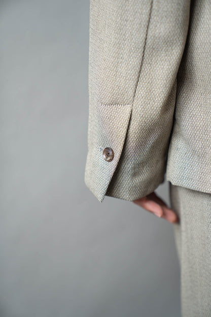 DOUBLE-BREASTED RELAX SHOULDER JACKET