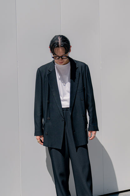 sign別注  TRICOTINE DOUBLE BREASTED JACKET ＆ TRICOTINE DRAWSTRING TROUSER