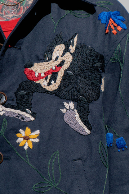 Hand embroidery jacket