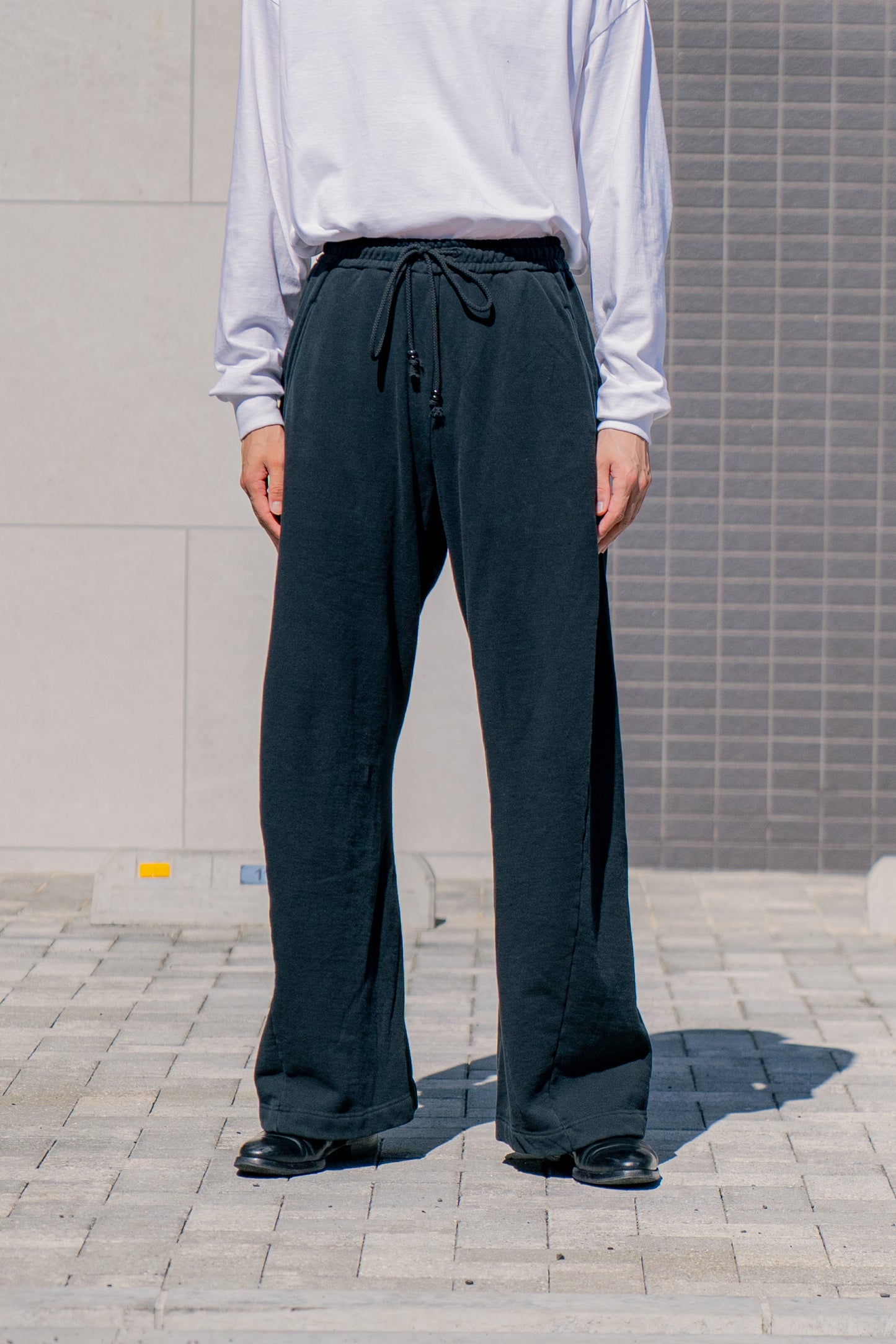 3D TWISTED LOUNGE WIDE PANTS