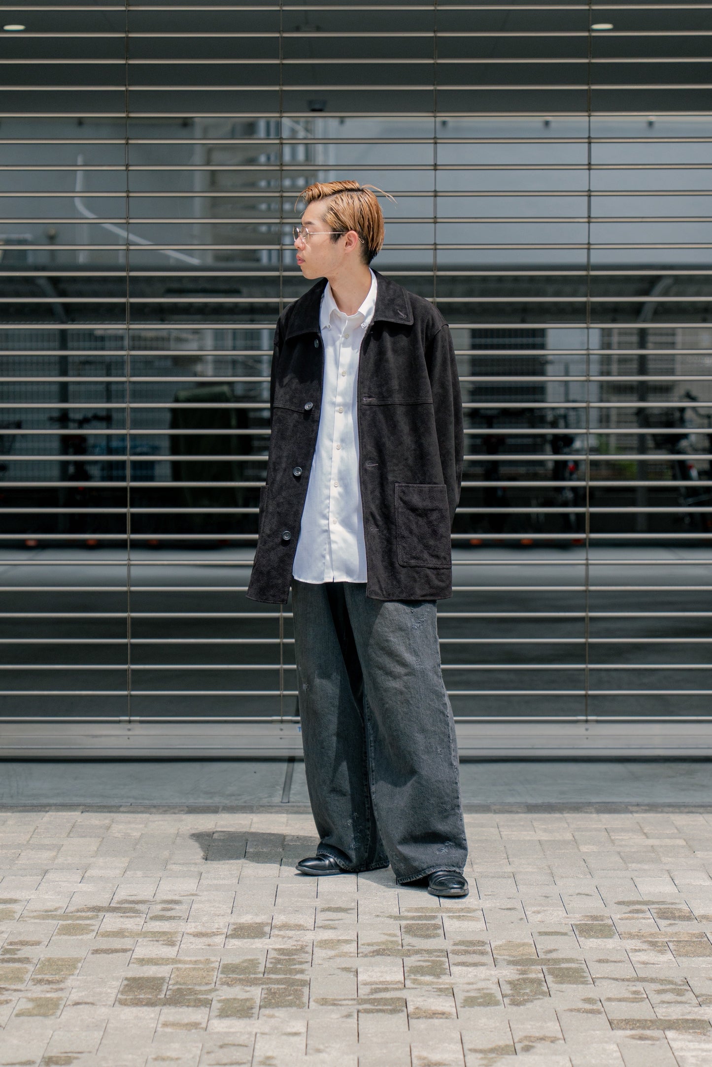 COW SUEDE CAR JACKET(ST.1218)