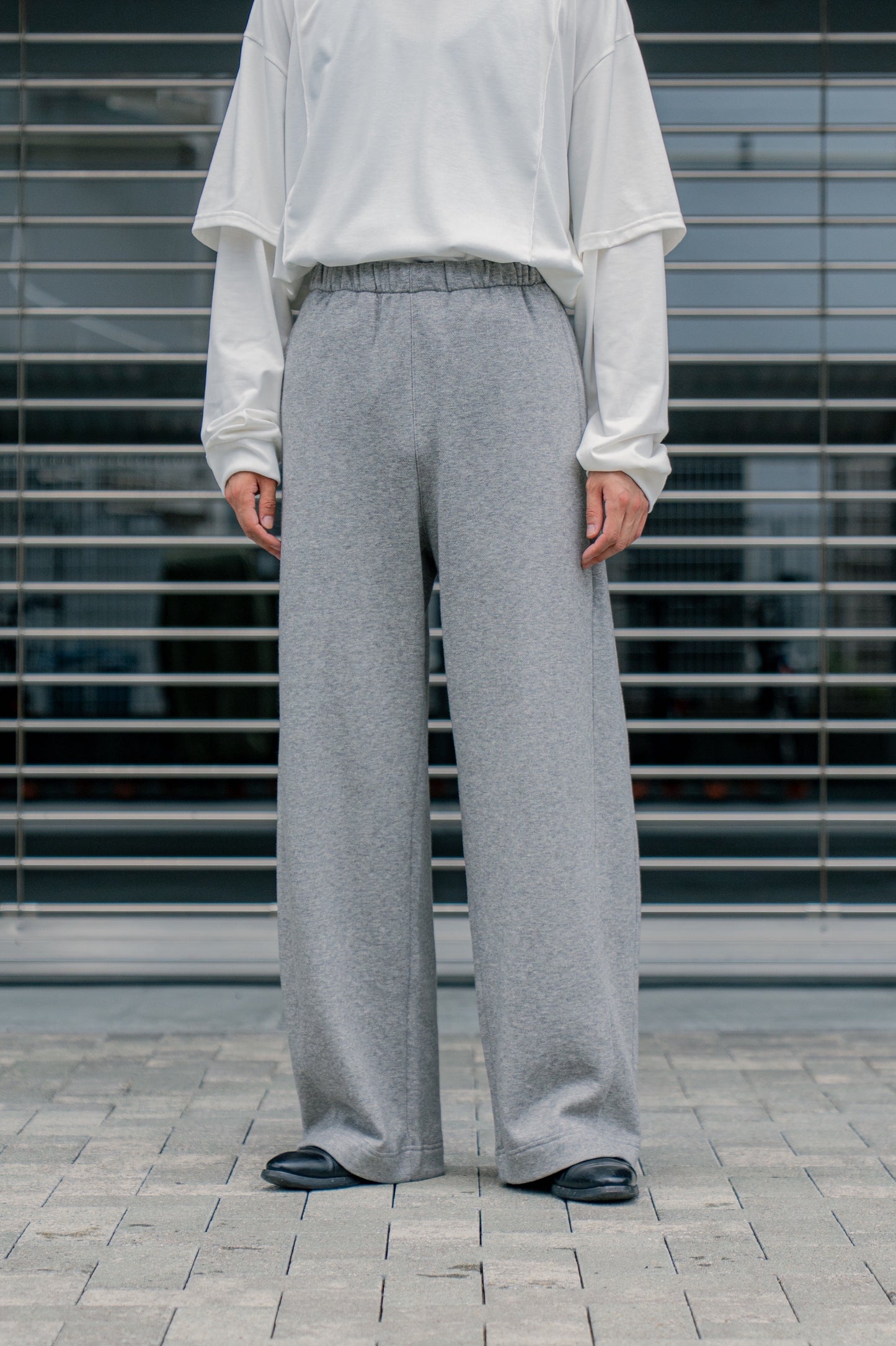 YAK/COTTON SWEAT EASY TROUSERS(ST.1288)