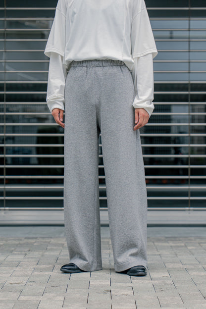 YAK/COTTON SWEAT EASY TROUSERS(ST.1288)