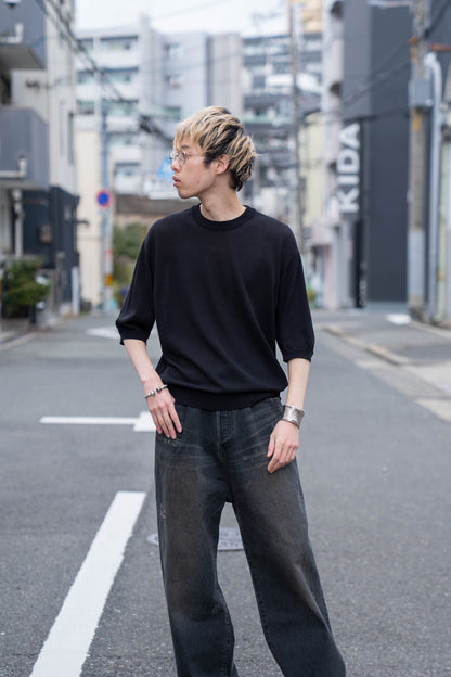 Wide knit T-Shirt