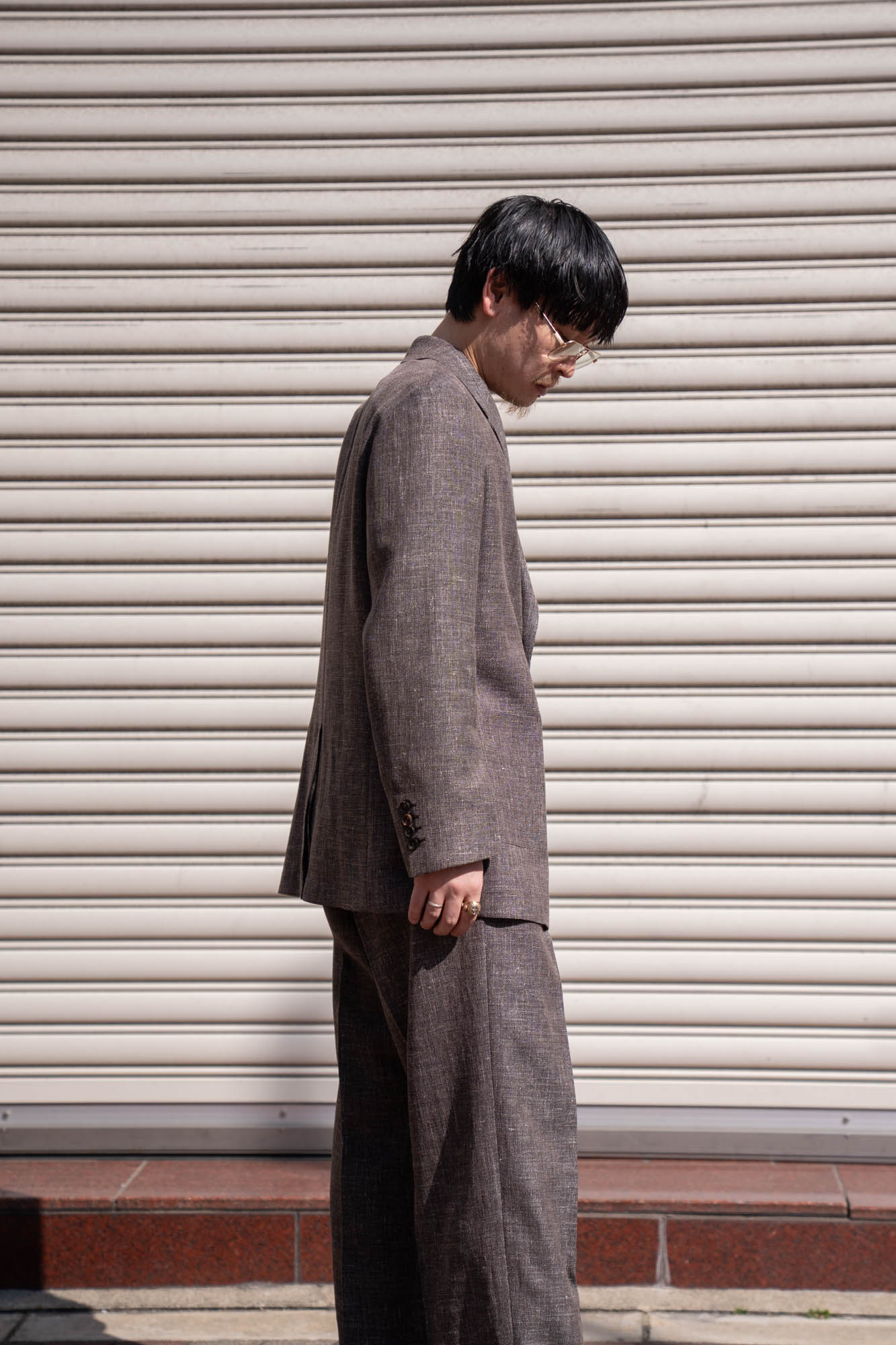 WOOL LINEN 2B JACKET