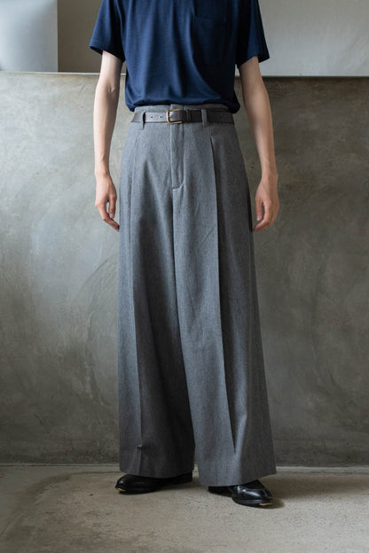 Tucked Wide Trousers