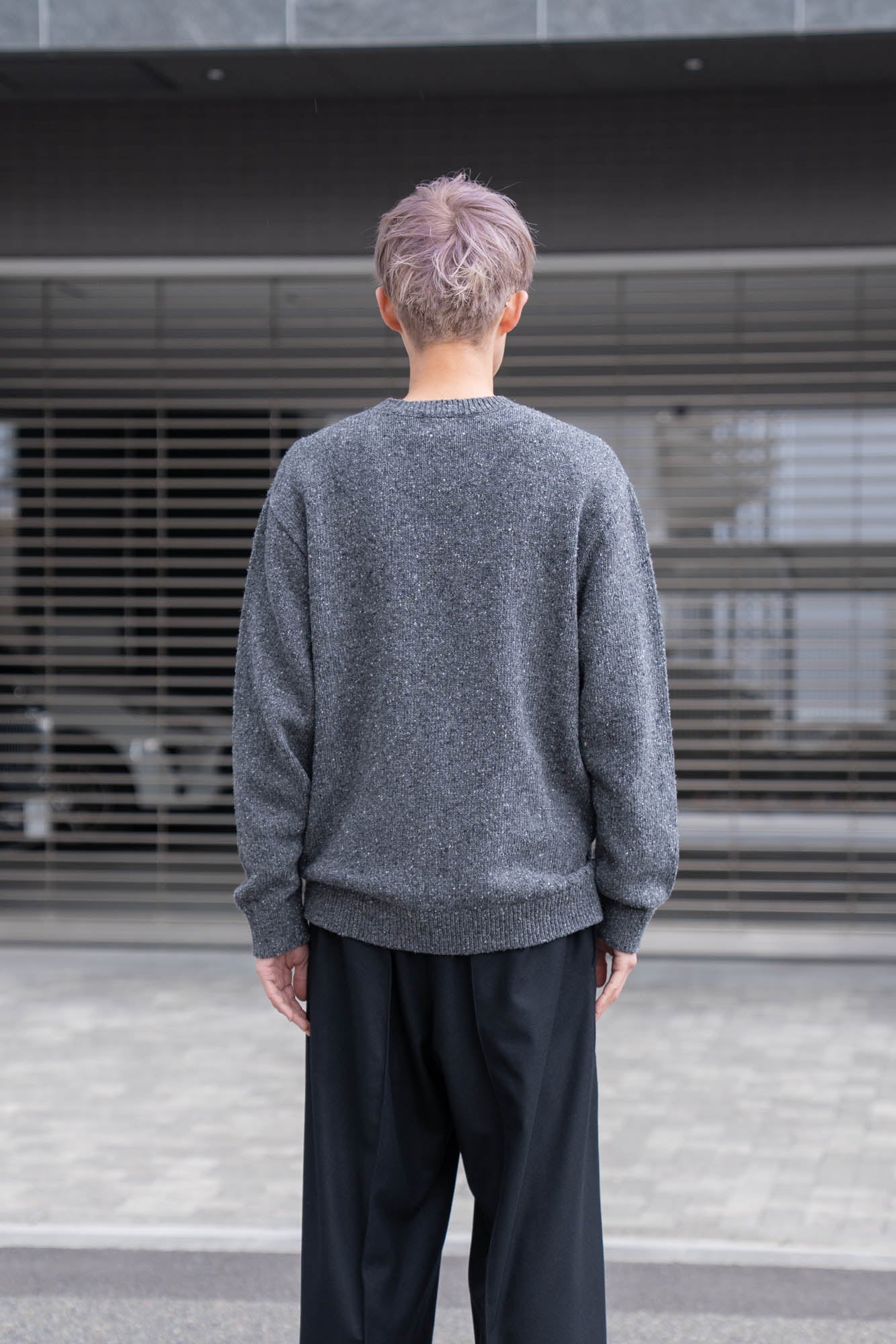 COLOR NEP KNIT P/O