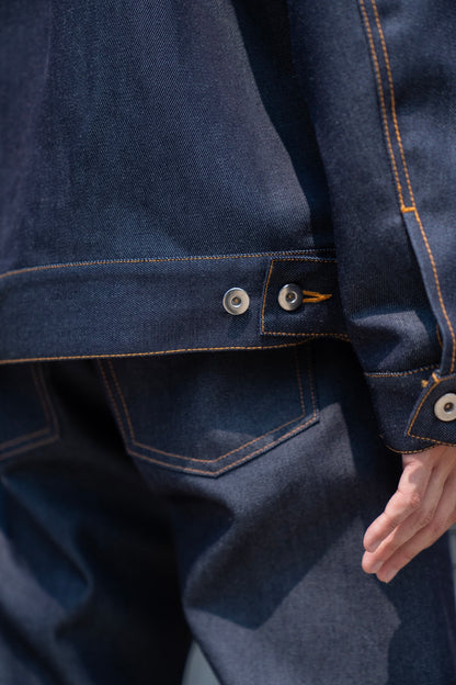 DENIM JACKET IN WOOL DENIM