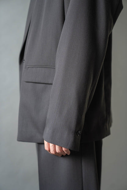 DOUBLE-BREASTED RELAX SHOULDER JACKET