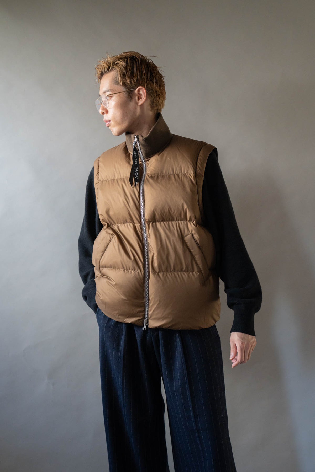 08sircus × TAION Down detachable bomber reversible
