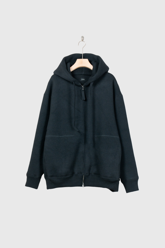 WOOL SWEAT ZIP HOODIE