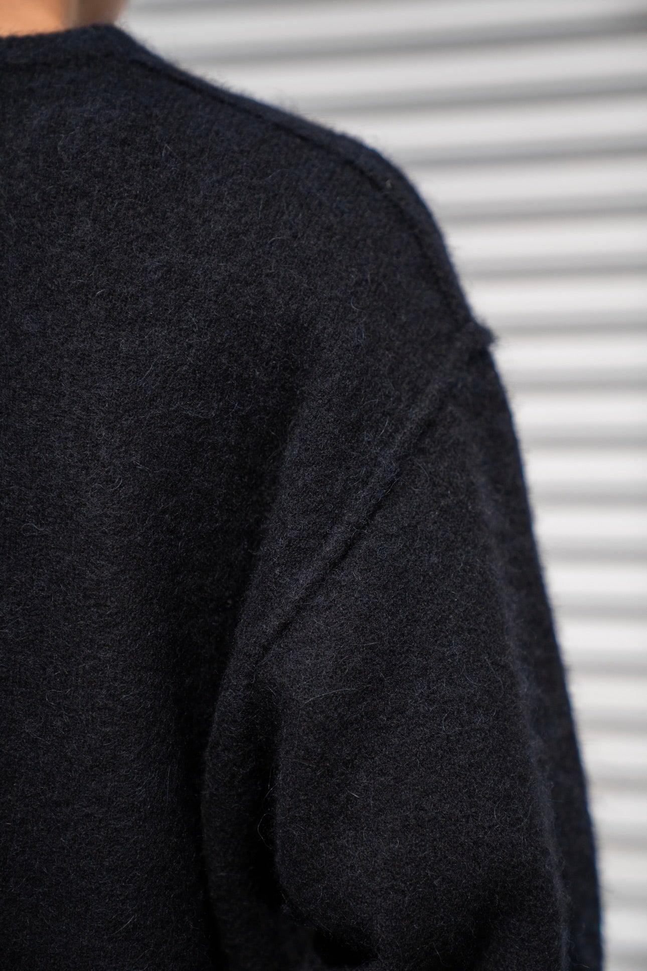 WOOL/ALPACA KNIT CREW NECK LS(ST.1294)