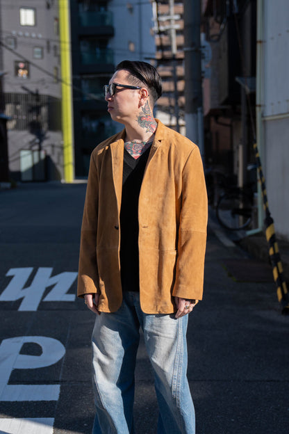 Suede Single Breasted Jacket