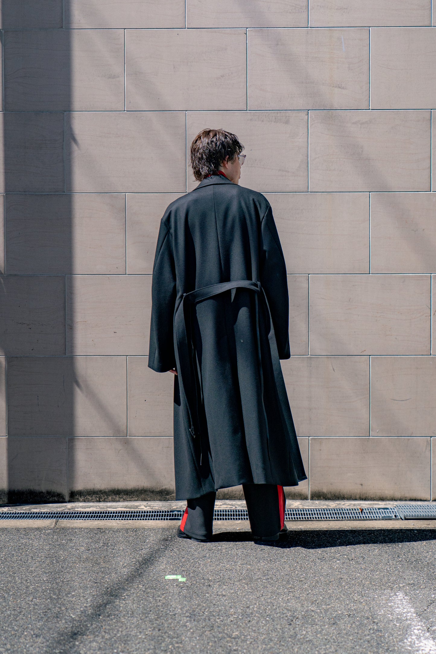 OVERSIZED MAXI-LENGTH DOUBLE BREASTED COAT