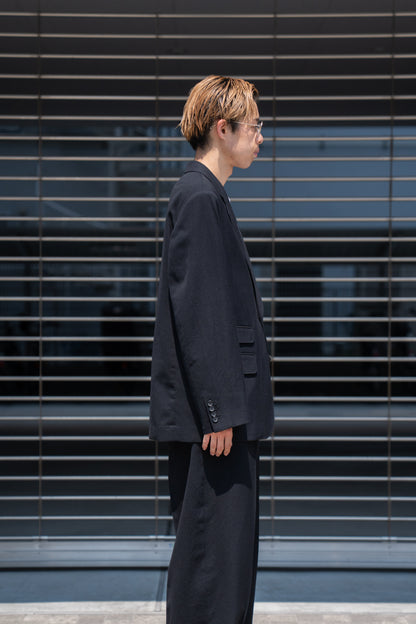 Wool Gabardine 2B Jacket