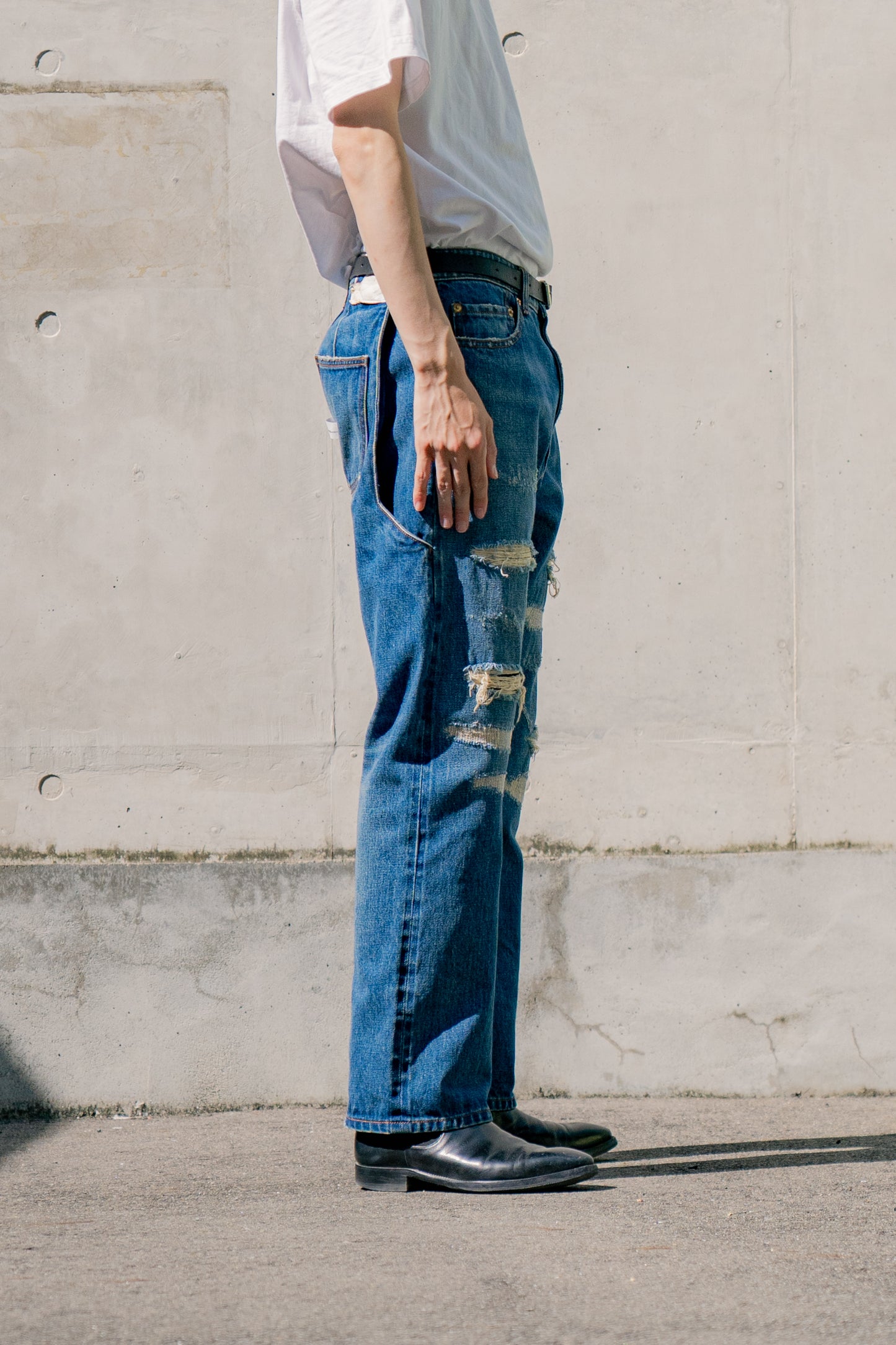 Damage Action Denim Pants