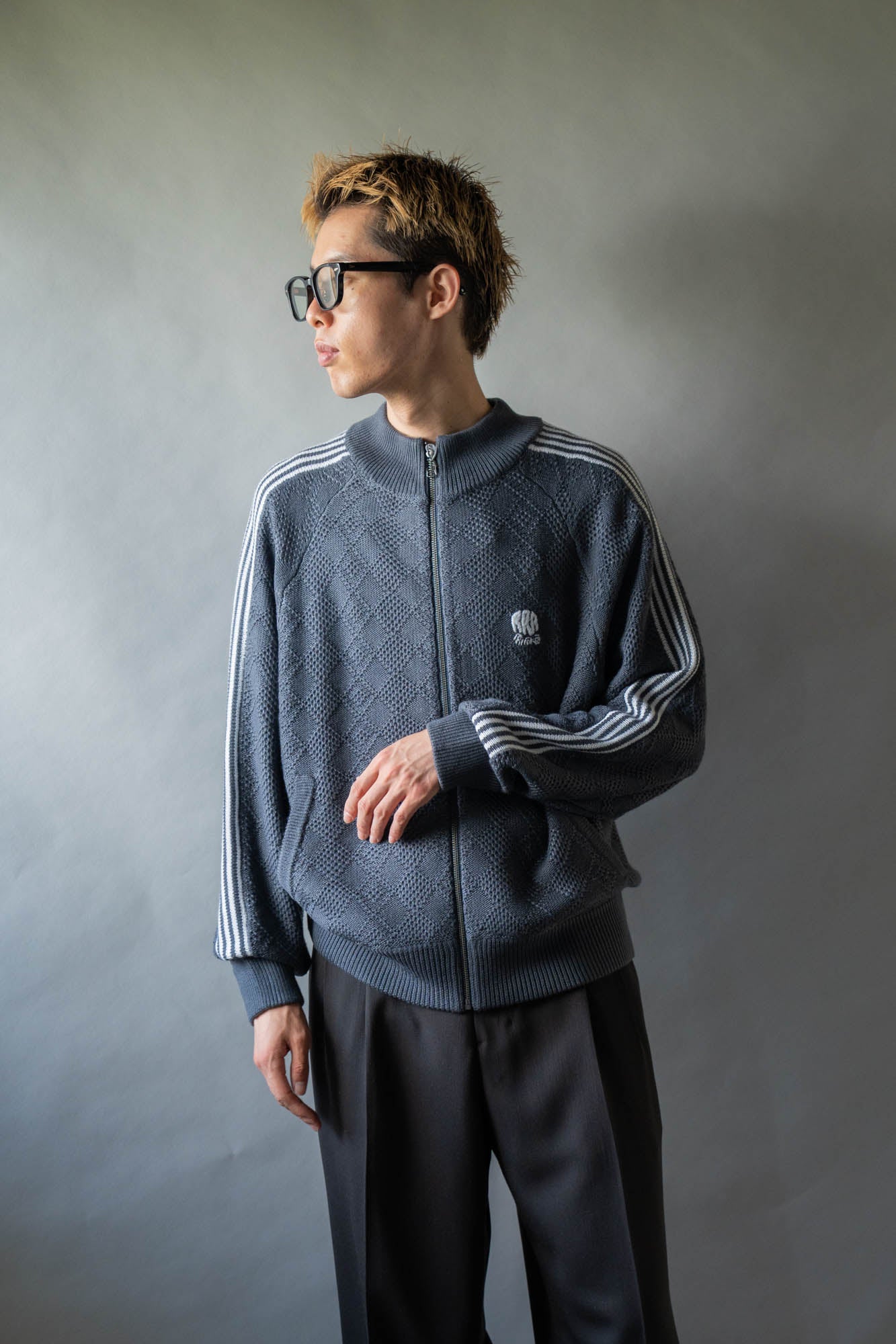 KNITTED TRAINING JACKET