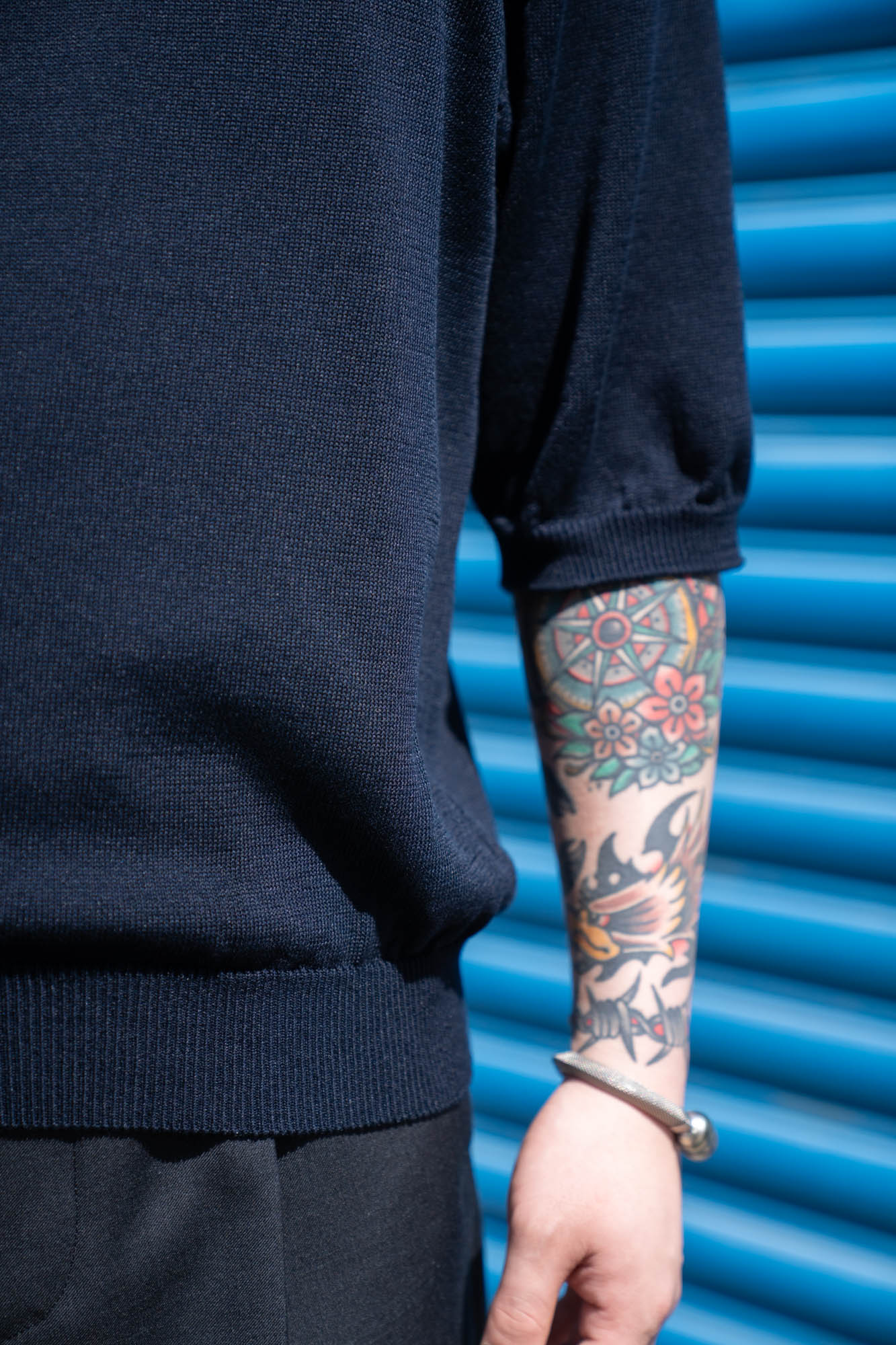 Wide knit T-Shirt