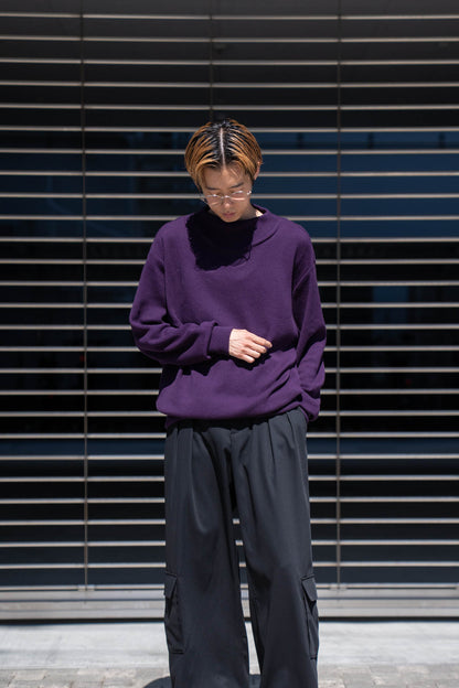 CASHMERE SKIING SWEAT KNITSHIRT