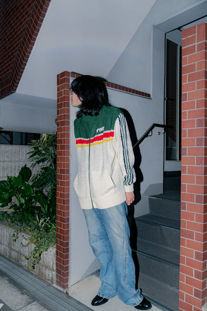 KNITTING TRACK JACKET